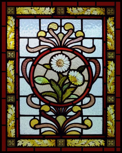 Customized Size Static Cling Frosted Stained Glass Window Films,Sun Catcher Print Photo for Bathroom Privacy Door Home Decor