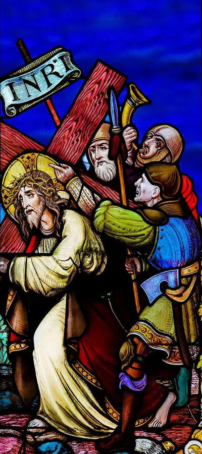 Custom size Window Stained Glass film Door sticker Christian Pictures Wall Stickers Glass decor church Jesus Poster