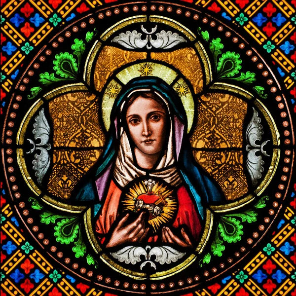 Custom Frosted Stained Glass Window Film, Static Cling ,Church Jesus Mary Angels Picture Stickers, Window Treatment, Home Decor