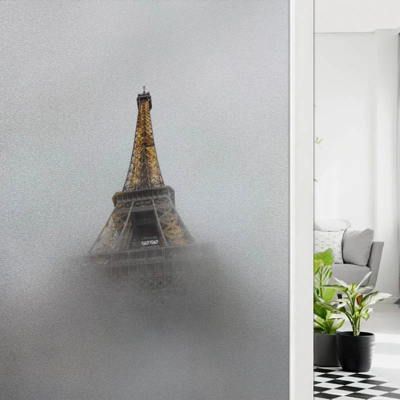 Custom Size Window Glass Films Window Film Static Cling Art Pictures Statue of liberty,Paris Tower Shower Nordic Obscure Posters