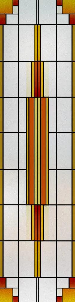 Custom Size Stained Glass Window Film, Frosted Privacy, Static Cling, Retro Matte,Door Sticker, Bathroom, Office, Home Decor