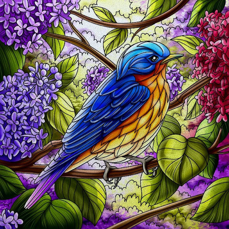 Window Film Frosted Stained Glass Films Static Cling Privacy Door Sticker Kitchen Office Home Decor Birds Peacock Customized