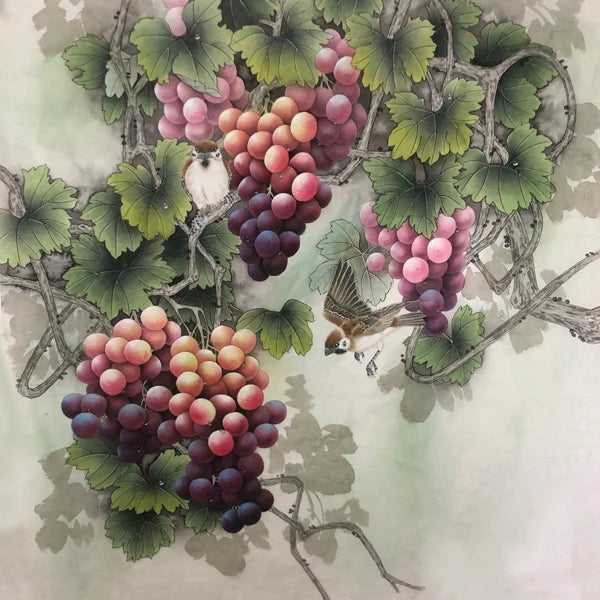 Custom size Glass Films,Frosted Decorative Window Film Grapes Design Static Cling Stained Glass Sticker,Custom fit Size or Shape