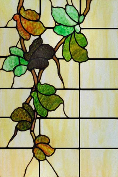 Stained Glass Window Films,Static Cling, Customized Retro Vintage Sticker,Frosted,Privacy, Easy to install