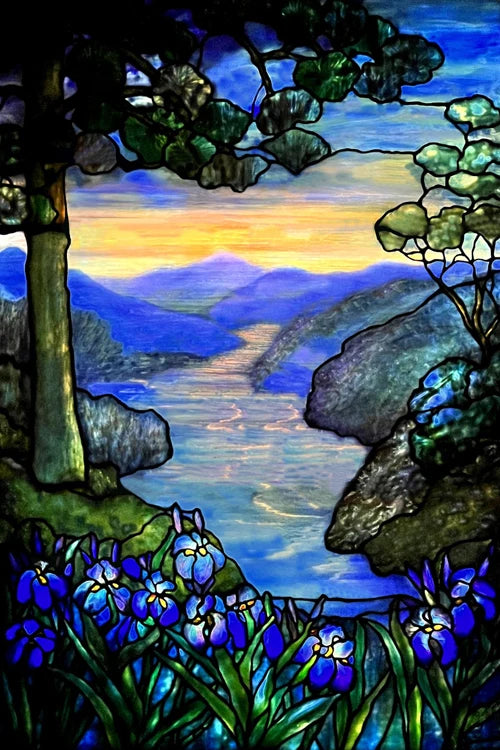 Custom Size Stained Glass Window Film Door Stickers Frosted Privacy Protection Reusable Removable Home-Decor Window Covering