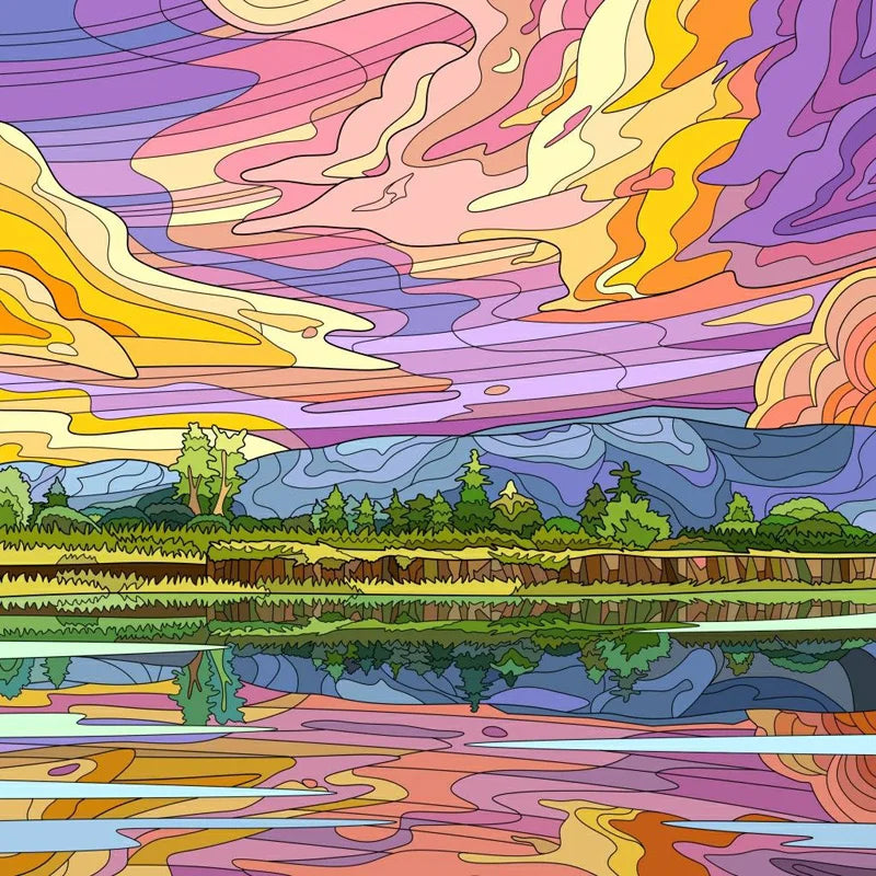 Frosted Stained Glass Window Film, Customized Scenery, Sun Starry Sky, Static Cling Sticker,Home Decor for Bathroom Kitchen