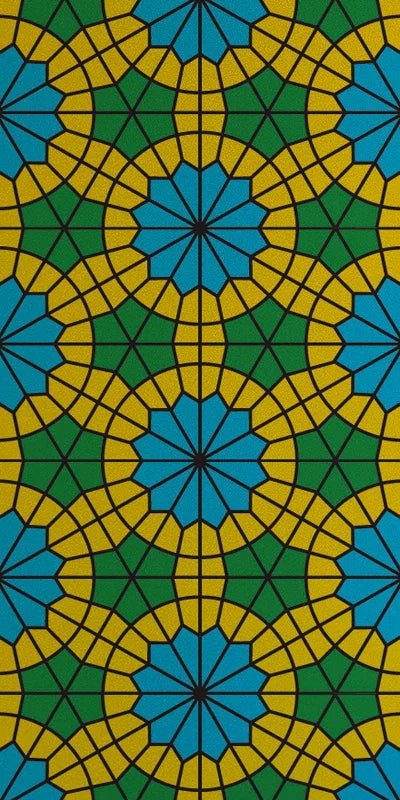 Frosted Stained Glass Window Film, Reusable Window Covering, Sun Catcher, Mosaic Rainbow Color, Privacy, Home-Decor