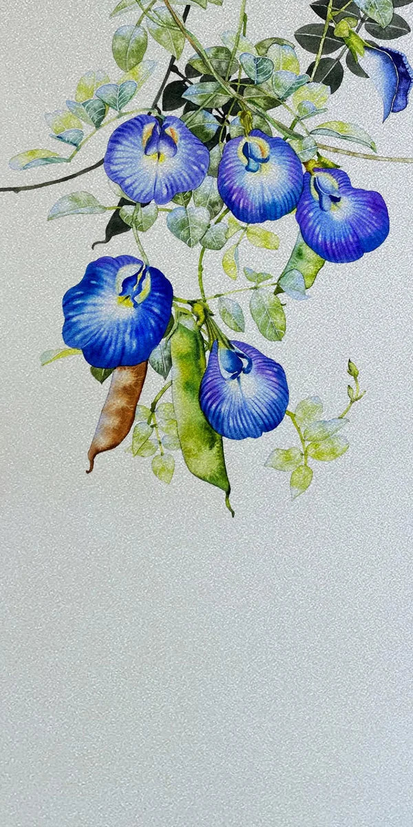 Frosted Stained Glass Window Film, Static Cling, Privacy Films, Flower Door Sticker, Kitchen, Office, Home Decor, Customized