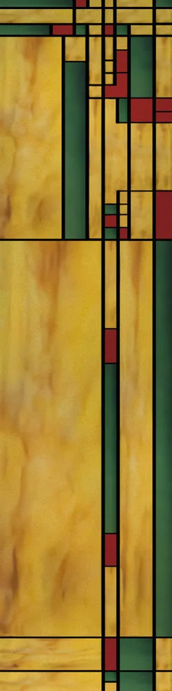 Custom Size Stained Glass Window Film, Frosted Privacy, Static Cling, Retro Matte,Door Sticker, Bathroom, Office, Home Decor