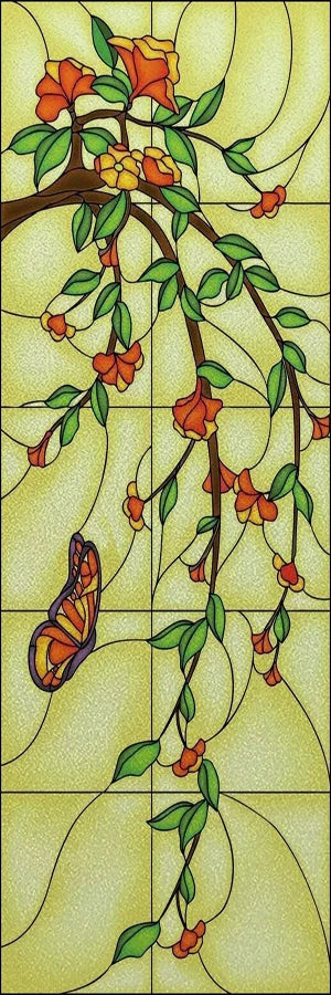 Frosted Stained Glass Window Film, Customized  Static Cling,,Privacy, European Style ,For Office, Bathroom Home Decor