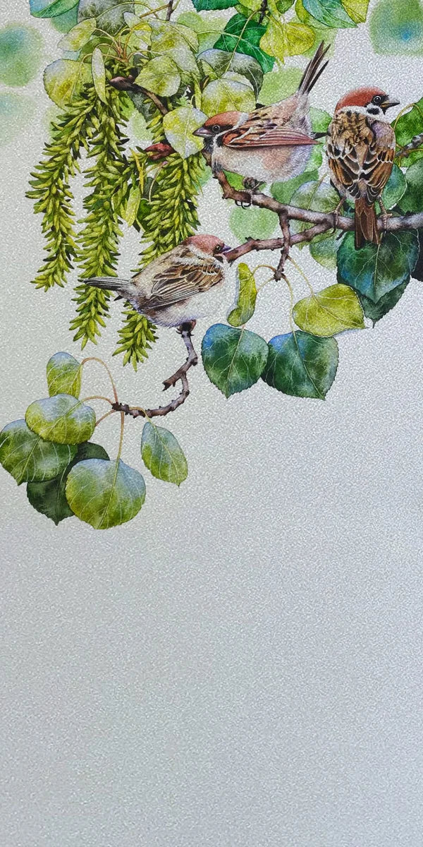 Frosted Stained Glass Window Film, Static Cling, Privacy Films, Flower Door Sticker, Kitchen, Office, Home Decor, Customized