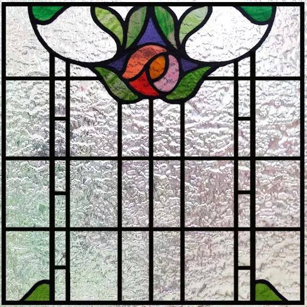 Custom size 3D Matte Window Film Stained Glass Decorative Uv Window Sticker Privacy Frosted Static Cling Window Decal for Glass