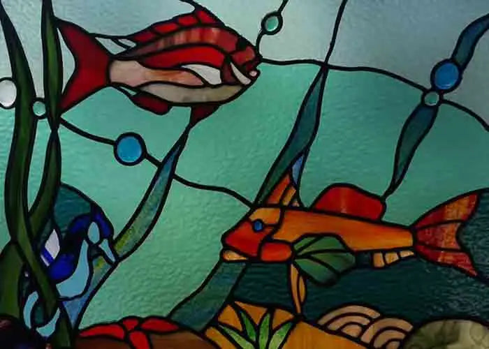 Glass Films Window Sticker Static Cling Frosted Home Decor Private Tint-Film For Door Window Cabinet Wardrobe Landscape Sea