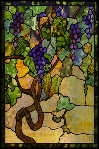 Stained Glass Window Films,Static Cling, Customized Retro Vintage Sticker,Frosted,Privacy, Easy to install