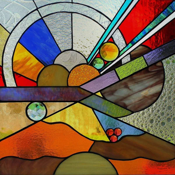 Stained Glass Window Film, Frosted Privacy Static Cling, Retro Stickers for Bathroom, Cabinet, Door, Home Decor, Skylight Covers