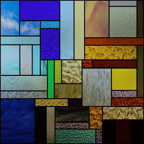 Custom Size Matte Window Film, Stained Glass, Decorative UV Window Sticker, Privacy Frosted Static Cling, Decal for Glass