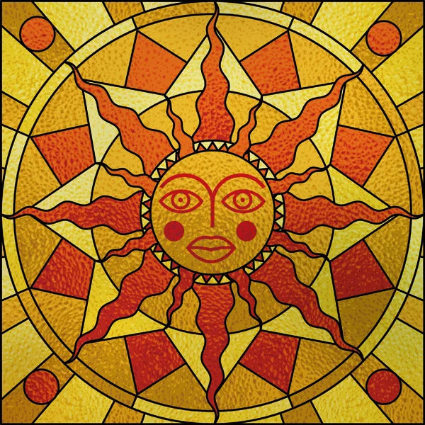 Stained Glass Window Film, Square Window Sticker, Privacy Frosted Static Cling, Home Decal, Door, Office, Custom Size