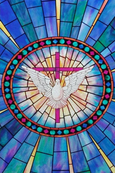 Window Film Stained Glass Stickers,Custom size Static Cling Church Style Privacy Films Door Sticker Kitchen Office Home Decor