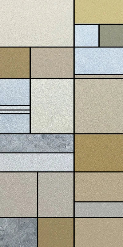 Custom Size Stained Glass Window Film, Frosted Privacy, Static Cling, Retro Matte Sticker, Bathroom Door, Office, Home Decor