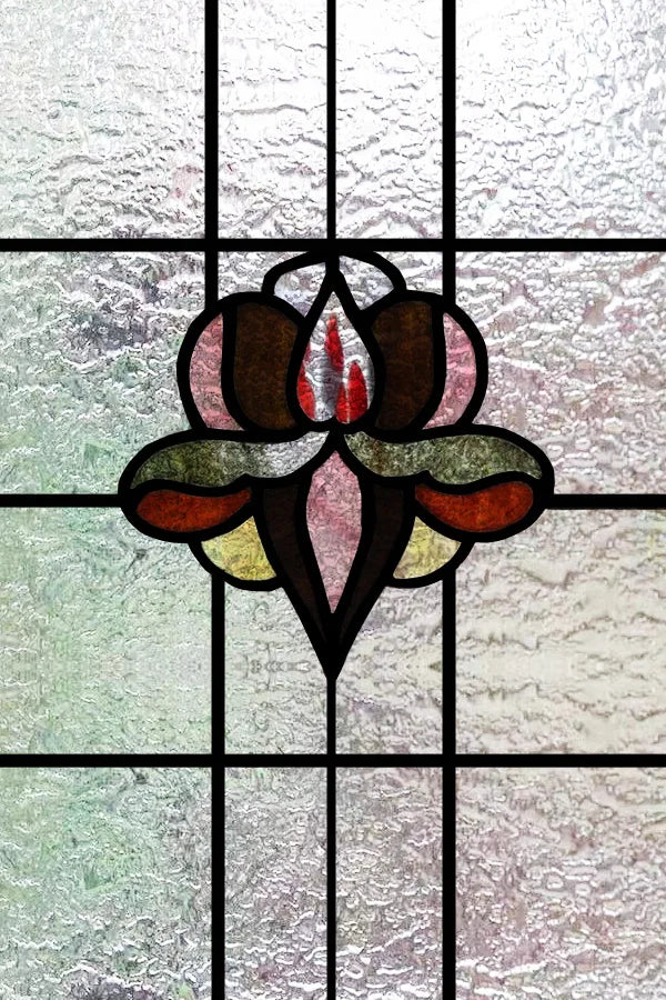 Custom Size 3D Matte Window Film, Stained Glass, Decorative UV Window Sticker, Privacy Frosted Static Cling, Decor for Glass