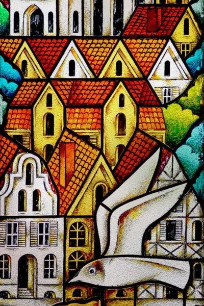 Custom Stained Glass Films Window Film Frosted Sticker Castle For Kitchen Bathroom Door Church Poster Home Decor