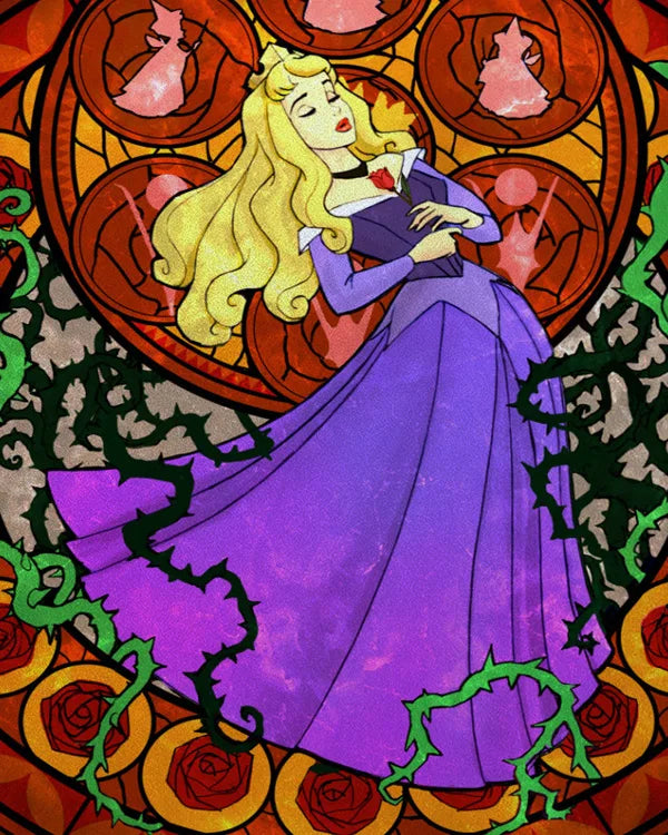 Custom Stained Glass Films Window Film Frosted Sticker Princess Prince For Kids Room Door Stickers Light Box Poster Home Decor