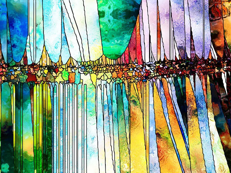 Stained Glass Window Film Frosted Glass Sticker Forest Customized Abstract design for Bathroom Kitchen Door Office Home Decor