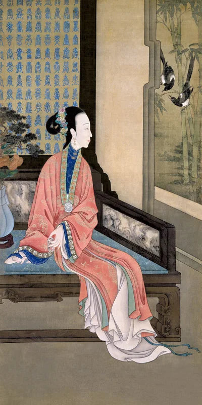 Stained Static Cling Window Film,Frosted Opaque Glass Sticker,Chinese style print Poster for Restaurant Home Decor