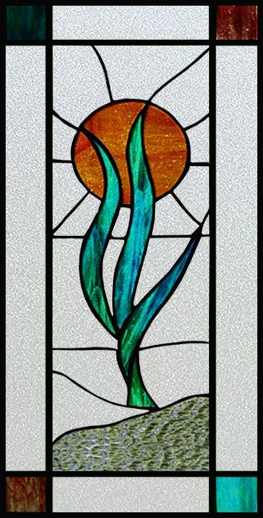 Custom size electrostatic frosted stained glass window film church home foil door stickers PVC waterproof window films