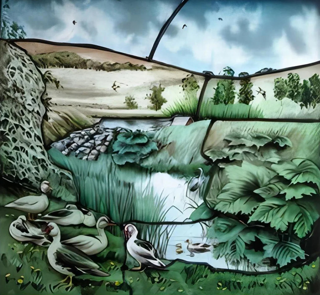 Stained Glass Window Film Frosted Glass Sticker,Custom made to fit any Window Size or Shape,Kitchen Bathroom Door Home Decor