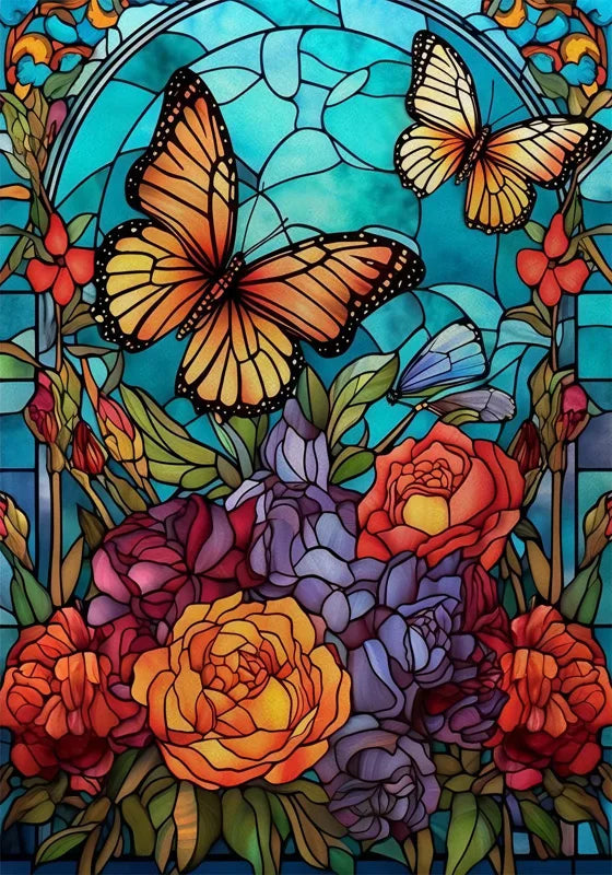 Window Film Frosted Stained Glass Films,Customized Art Design Static Cling Sticker,Rose Flower Home Decor Foil Window Treatment