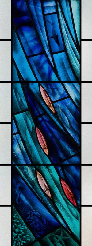 Stained Glass Window Film, Retro Stickers, Static Cling, Kitchen, Bathroom, Bedroom, Sliding Door, Home Decor, Custom Size