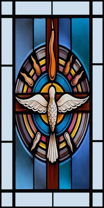 Window Film Frosted Stained Glass Films Church Static Cling Privacy Films Door Sticker Kitchen Office Home Decor Customized