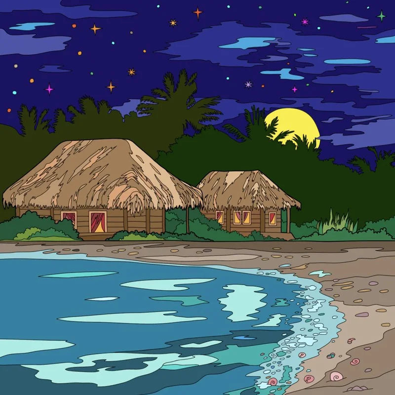 Frosted Stained Glass Window Film, Customized Scenery, Sun Starry Sky, Static Cling Sticker,Home Decor for Bathroom Kitchen