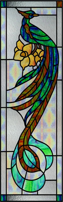 Custom Size Window Film, Stained Glass Films, Frosted Privacy, Retro Church Style, Colorful Door Sticker, Shower, Bathroom