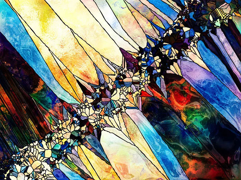 Stained Glass Window Film Frosted Glass Sticker Forest Customized Abstract design for Bathroom Kitchen Door Office Home Decor