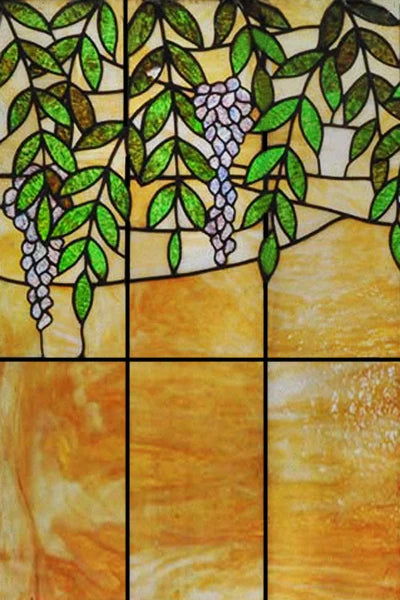 Stained Glass Window Films,Static Cling, Customized Retro Vintage Sticker,Frosted,Privacy, Easy to install