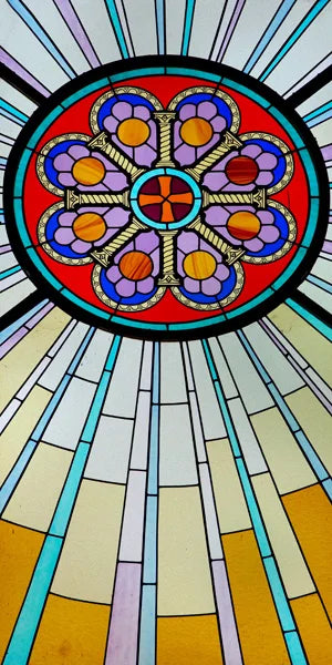 Custom Size Window Film, Stained Glass Stickers, Static Cling, Frosted Privacy Print, Sun,Sailboat,for Window Door, Home Decor