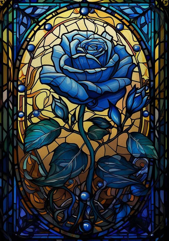 Window Film Frosted Stained Glass Films,Customized Art Design Static Cling Sticker,Rose Flower Home Decor Foil Window Treatment