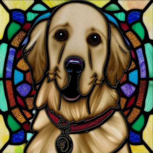 Custom size Window Film Stained Glass Films Frosted Privacy Static Cling Retro Dog Tiger Cat Sticker Bathroom Skylight Decor