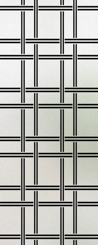 Custom Size Stained Glass Window Film,Frosted Privacy, Static Cling, Door Sticker,Kitchen, Bathroom, Home Decor