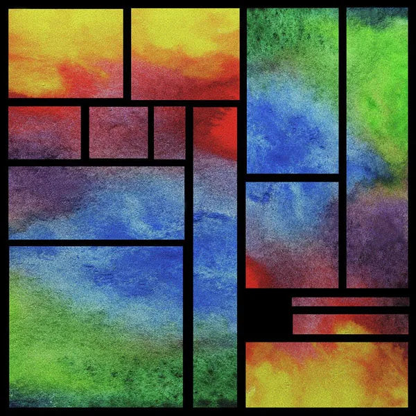 Stained Glass Window Film Frosted Glass Sticker,Custom made to fit any Window Size or Shape, ,Church Static Cling,Home Decor