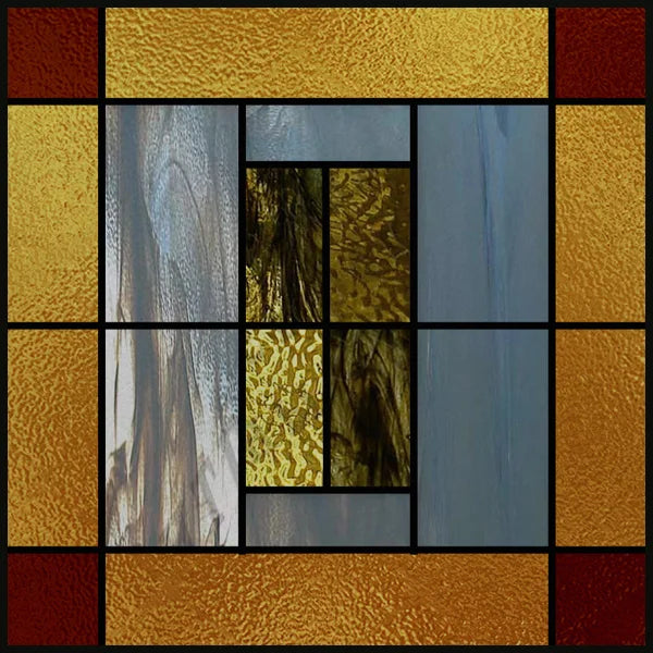 Custom Size Window Film, Stained Glass, Decorative Window Sticker, Privacy Frosted Static Cling, Decal for Glass Door, Office