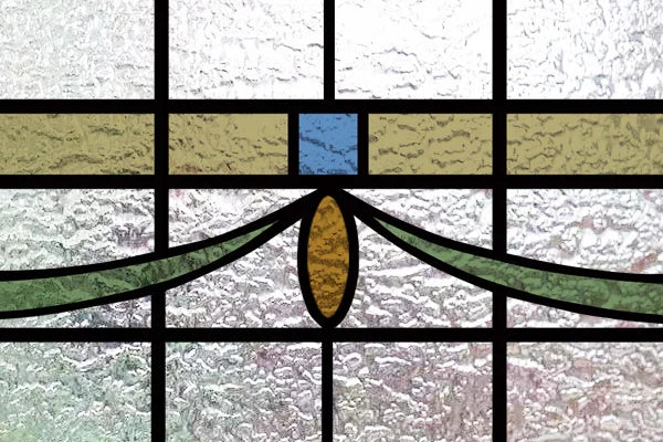 Custom Size 3D Matte Window Film, Stained Glass, Decorative UV Window Sticker, Privacy Frosted Static Cling, Home Decal