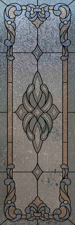 Custom Size Window Glass Films ,Privacy Window Stickers 3D Frosted Glass Film Prairie School Style Decorative Static Cling