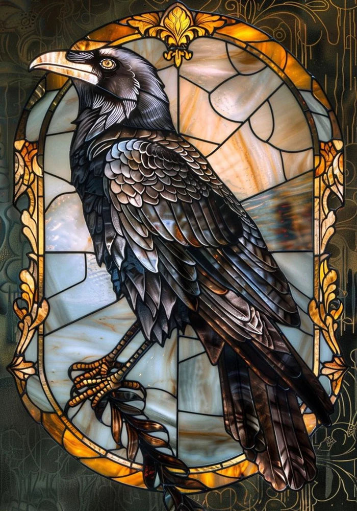 Customized Stained Glass Film Window Films,Static Cling Frosted Privacy Bird Eagle,Bathroom Kitchen Door Sticker