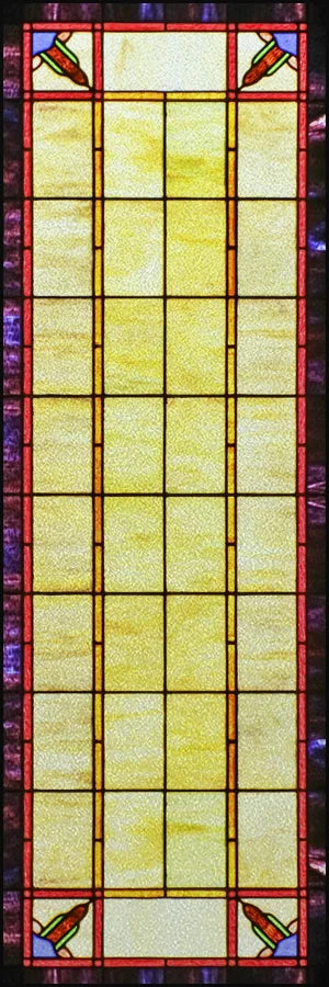 Frosted Stained Glass Window Film, Customized  Static Cling,,Privacy, European Style ,For Office, Bathroom Home Decor