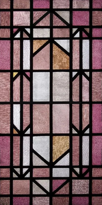 Custom Size Window Film, Stained Glass Stickers, Static Cling, Frosted Privacy, Classic Style, for Window Door, Home Decor