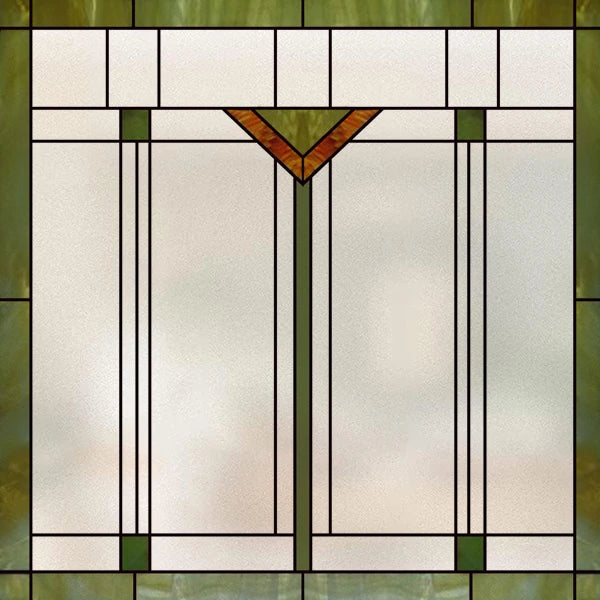 Window Film Frosted Stained Glass Films,Customized Art Design Prairie Static Cling Sticker,Home Decor Foil Window Treatment