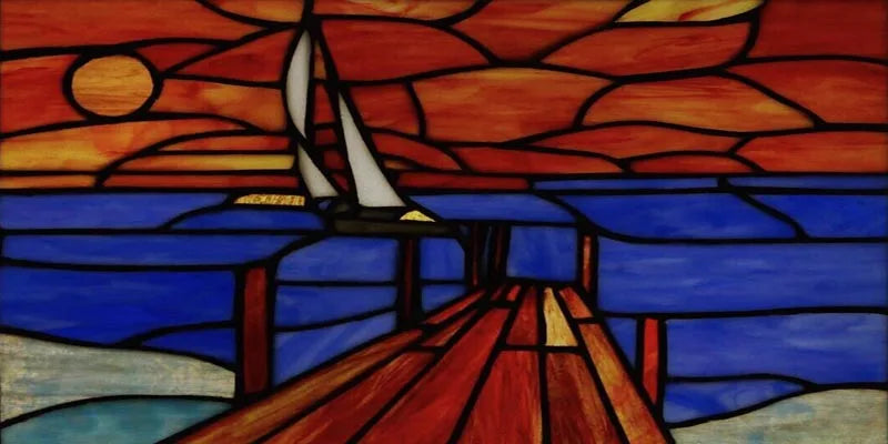 Custom Size Window Film, Stained Glass, Decorative Window Sticker, Privacy Frosted Static Cling, Home Decal